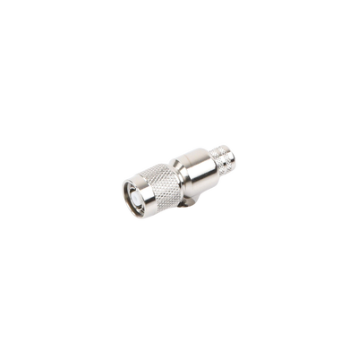 Conector TNC Macho Inverso, Anillo Plegable para ensamblar en cables RG-8/U, LMR-400, Niquel, Oro, Teflón