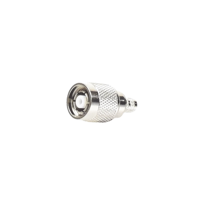 Conector TNC Macho Inverso de Anillo Plegable para Cables LMR-240, RG-8/X, Níquel/ Oro/ Teflón.