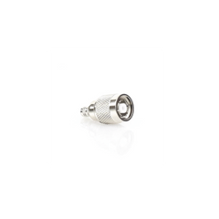 Conector TNC Macho Inverso de Anillo Plegable para Cables LMR-240, RG-8/X, Níquel/ Oro/ Teflón.