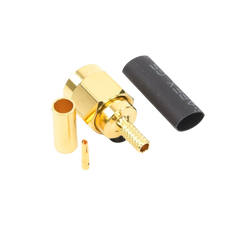 Conector SMA Macho Inverso de Anillo Plegable para Instalar en Cables RG-174/U y RG-316/U.