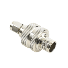 Conector SMA Macho Inverso de Anillo Plegable para RG-8/U, 9913, LMR-400, Níquel/ Oro/ Teflón.