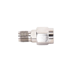 Adaptador en Línea de Conector SMA Macho Inverso a SMA Hembra, Níquel/ Oro/ Teflón.
