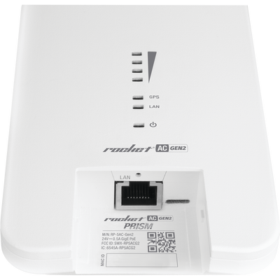 Radio Estación Base airMAX AC GEN2 hasta 500 Mbps, 5 GHz (5150 - 5875 MHz) con tecnología airPrism