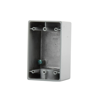 Caja Condulet FS de 1" (25.4 mm) con una boca a prueba de intemperie.