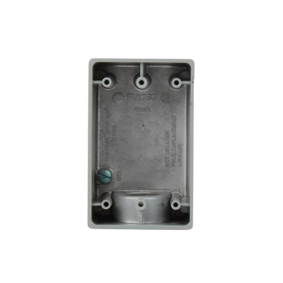 Caja Condulet FS de 1" (25.4 mm) con una boca a prueba de intemperie.