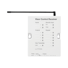 (RadoiRA2) Receptor de control para puertas de garage, regulador de iluminación. 120V, 4 salidas de relay y 2 entradas. Complementar con RRMAIN de RadioRa2 Lutron.