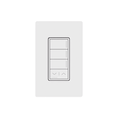 (RadioRa3) Botonera Sunnata Blanco 3 escenas y 2 botones subir/bajar para Radio RA3, programe escenas diferentes en cada botón.
