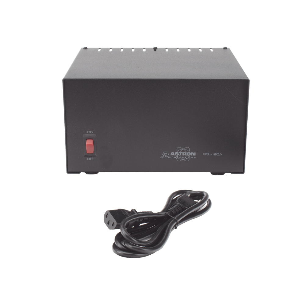 Fuente de Poder Lineal / 13.8 Vcc 20 A / Regulación Electrónica / Protección Sobrecarga / Disipador Térmico / Radios 50W