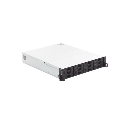 Servidor de Almacenamiento RackStation RS2423RP+ | 12 Bahías | 2U | Hasta 432 TB | Conectividad 10GbE | RAID Soportado | Fuentes de Alimentación Duales | Intercambio en Caliente | Compatibilidad con VMware y Hyper-V.