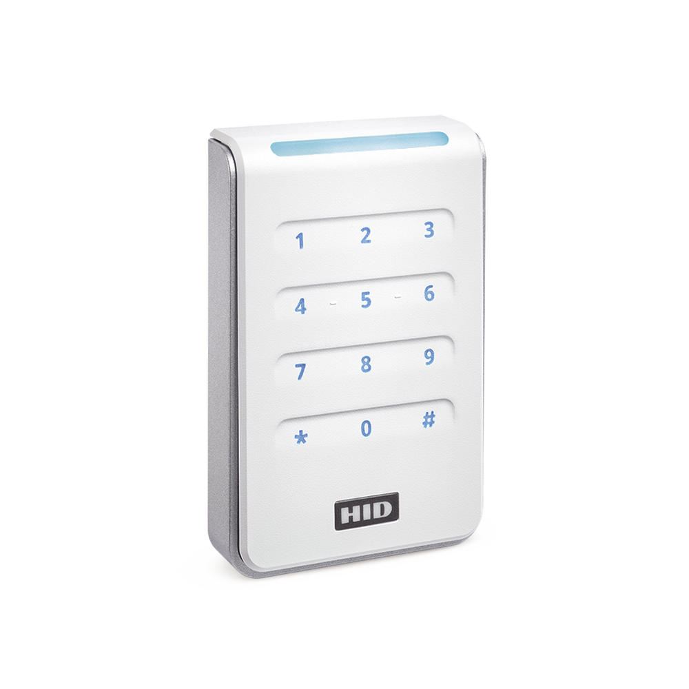 Lector R40 con TECLADO SIGNO WHITE Estandar Multitecnologia/ 40KNWS-00-000000/ Garantia de Por Vida/ Pigtail/Wiegand & OSDP