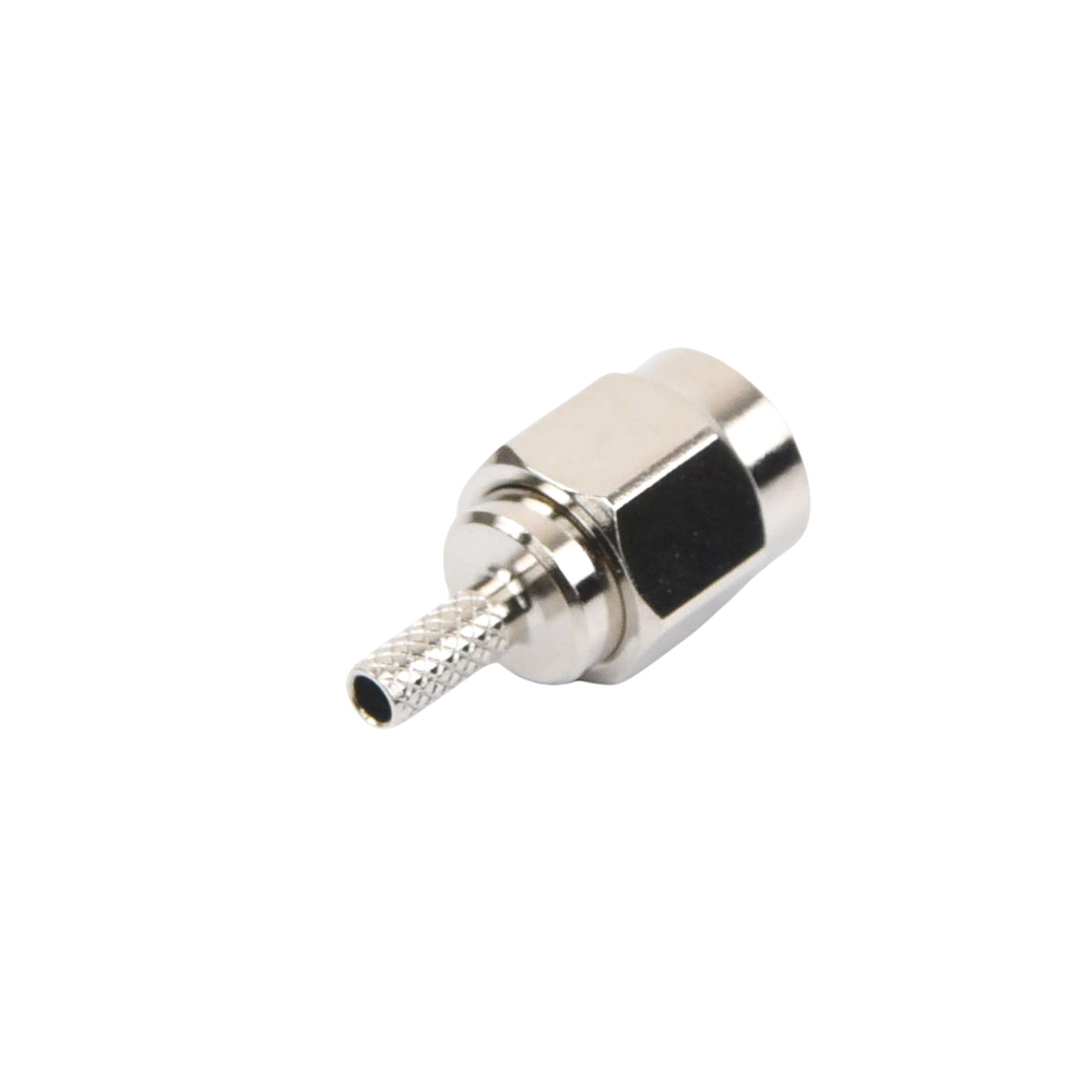 Conector SMA Macho de anillo plegable para cable RG-174/U, BELDEN 8216,