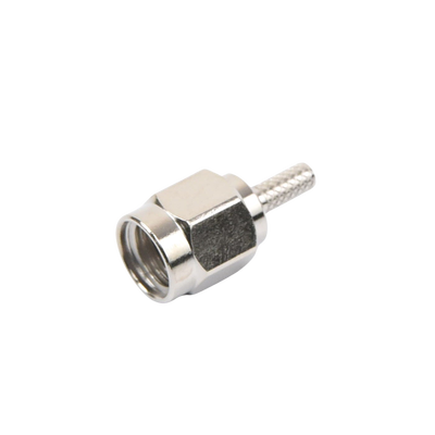 Conector SMA Macho de anillo plegable para cable RG-174/U, BELDEN 8216,