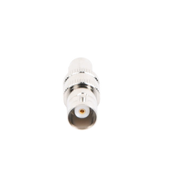 Adaptador en Línea de Conector SMA Macho a BNC Hembra, Níquel/ Oro/ Teflón.