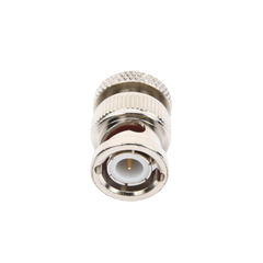 Adaptador en Línea de Conector SMA Hembra a BNC Macho, Níquel/ Oro/ Teflón.
