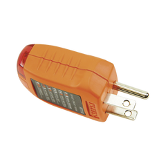 Probador de Tomacorrientes Estándar, con Secuencia de Luces para Indicar un Cableado Correcto/Incorrecto.