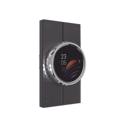Mini pantalla táctil Hub controlador integrable con sistemas de automatización compatible con múltiples marcas, una entrada de iluminación, 4 botones para escenas. Conexión Wifi
