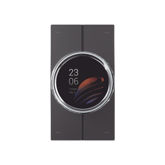 Mini pantalla táctil Hub controlador integrable con sistemas de automatización compatible con múltiples marcas, una entrada de iluminación, 4 botones para escenas. Conexión Wifi