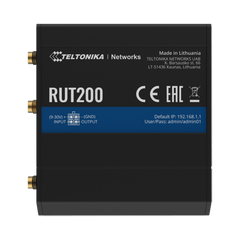 Router Industrial LTE 4G / 150 Mbps Cat 4 / 2 Puertos Ethernet / WiFi 2.4 GHz / Montaje DIN / -40°C a 75°C