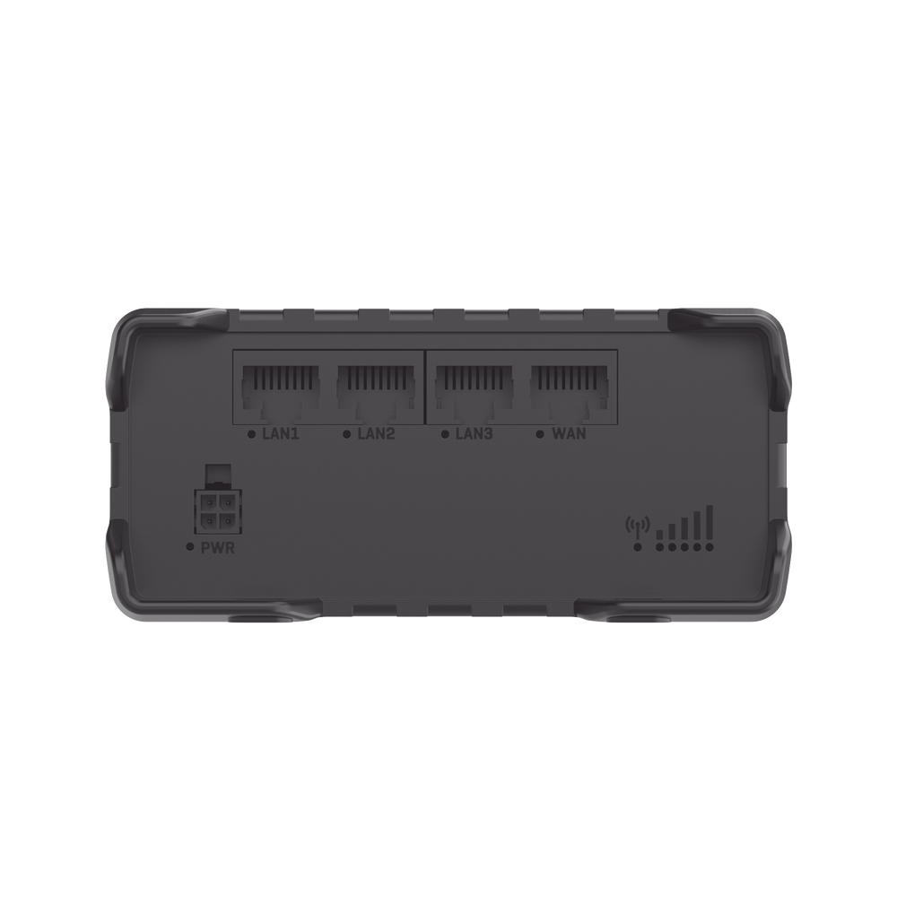 Router Industrial LTE 4G / 150 Mbps Cat 4 / 4 Puertos Ethernet / WiFi 2.4 GHz / Doble SIM / Montaje DIN / -40°C a 75°C