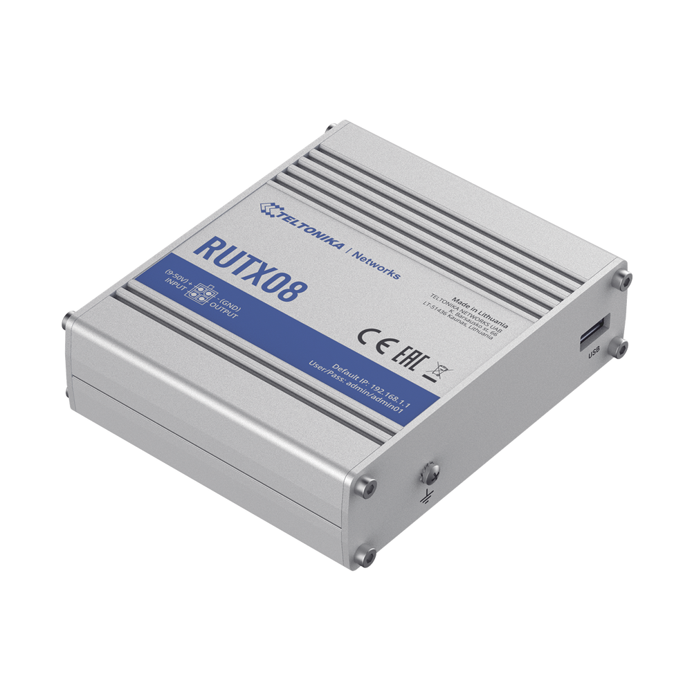Router Industrial Ethernet VPN / 4 Puertos Gigabit / Quad-Core 717 MHz / 256 MB RAM / RMS / -40°C a 75°C