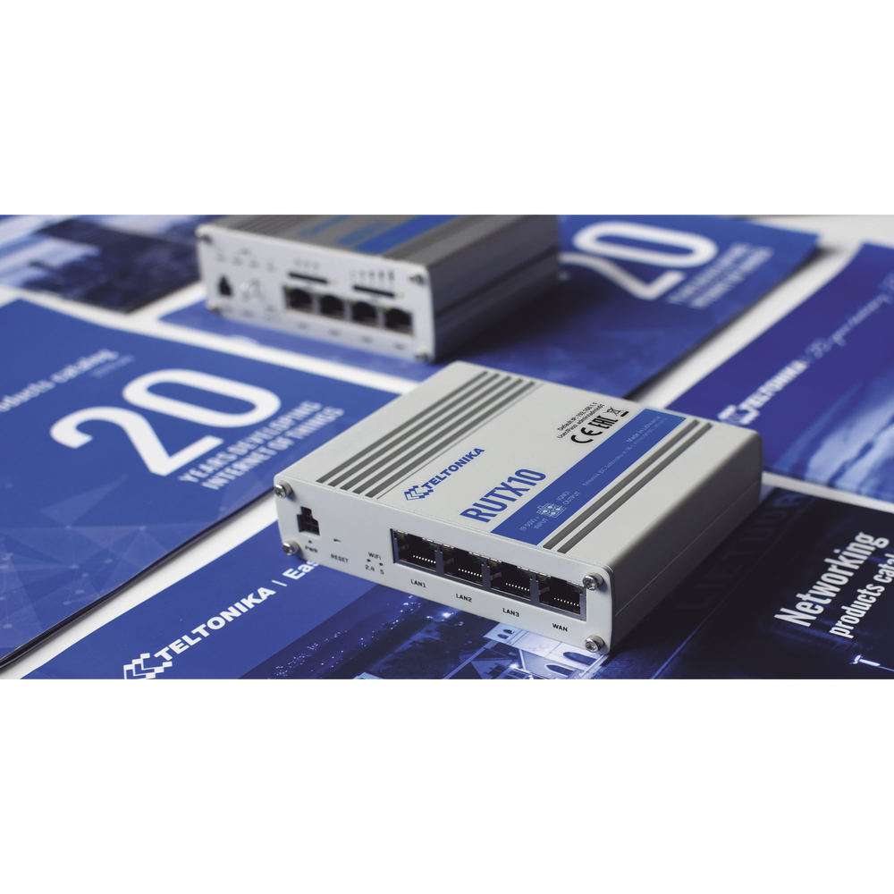 Router Industrial WiFi 5 VPN / 802.11ac Dual Band / 4 Puertos Gigabit / Quad-Core / PoE / -40°C a 75°C