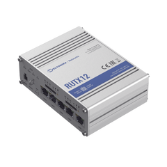 Router Industrial Dual LTE Cat 6 / 600 Mbps / 5 Puertos Gigabit / WiFi 5 / Doble SIM / GNSS / PoE / -40°C a 75°C