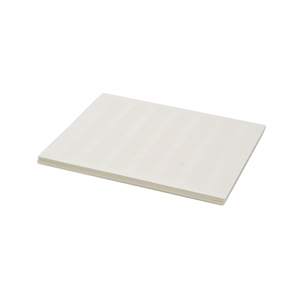 Paquete de Hojas con 2500 Etiquetas de Identificación Auto-Laminadas para Impresora Láser/Inyección de Tinta, para Cables de 4.1 a 8.1 mm de Diámetro (10 - 6 AWG), Color Blanco