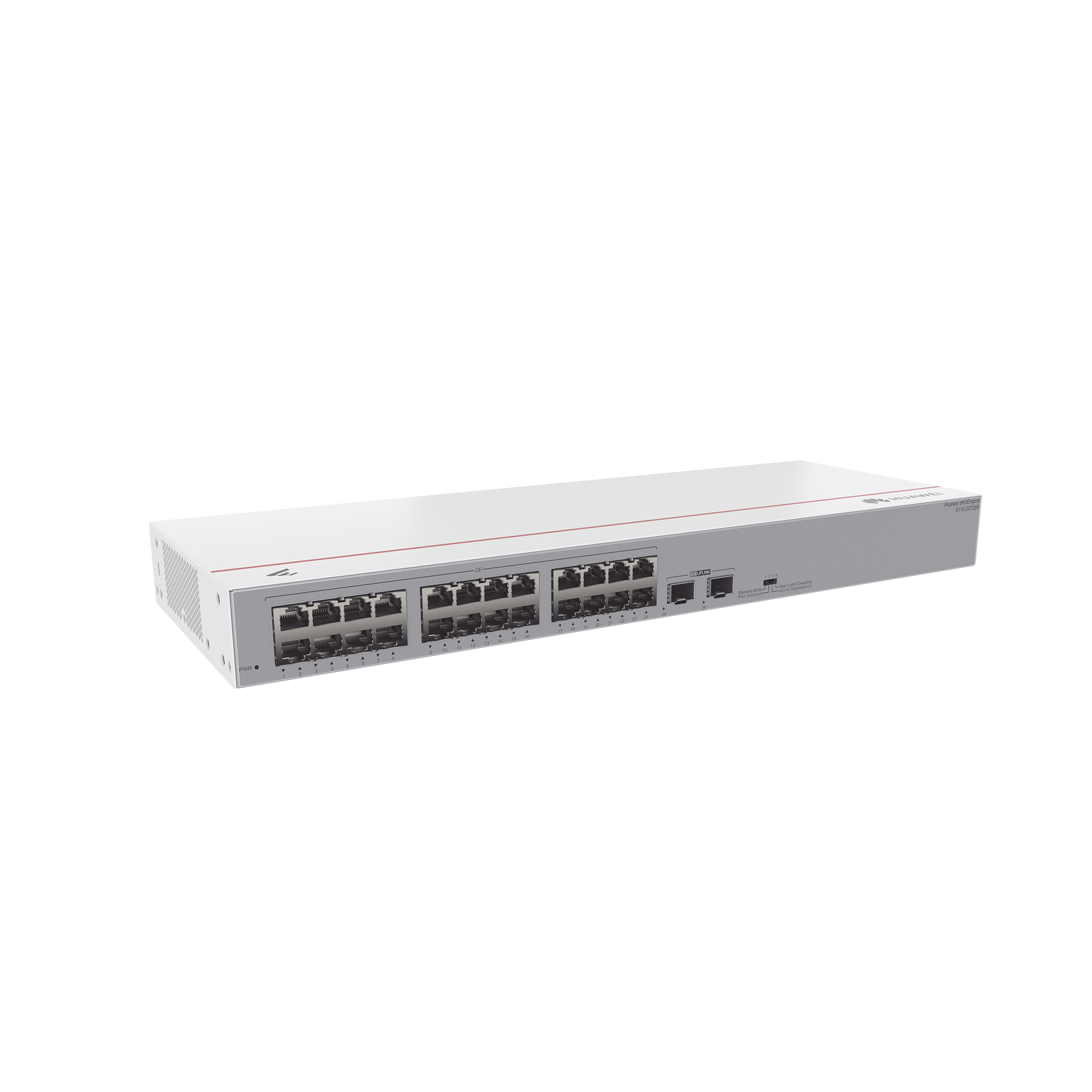 Switch Gigabit No Administrable / 24 puertos 10/100/1000 Mbps  / 2 Puertos SFP Uplink