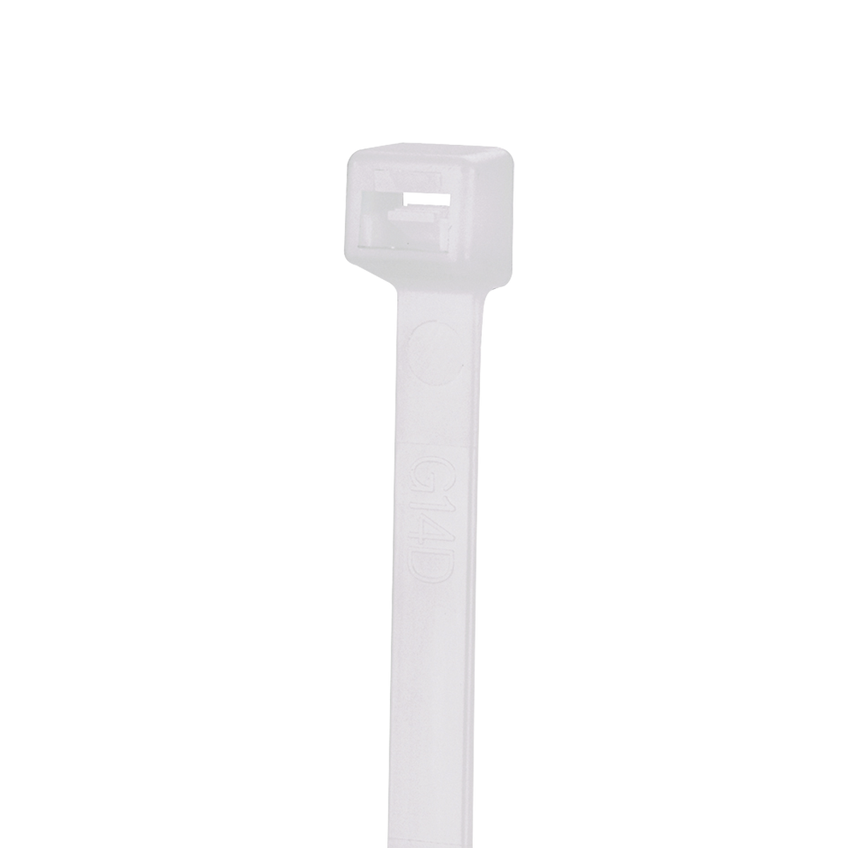 Cincho de Nylon 6.6 StrongHold™, 300mm largo x 3.6mm ancho, Color Natural, Plenum, Paquete de 100pz