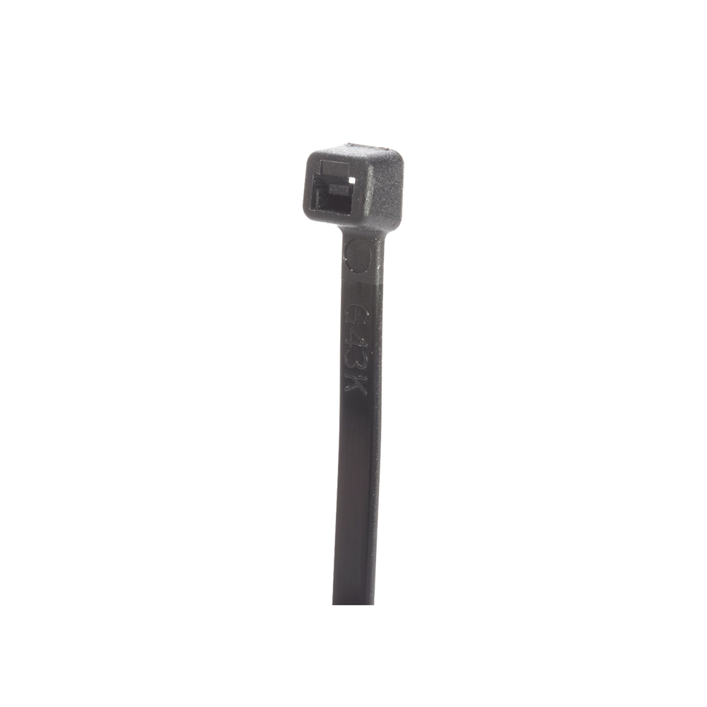 Cincho STRONGHOLD, 430 mm largo x 4.8mm ancho, Tensión 50 lb (222 N) Nylon 6,6 Color Negro, Paquete de 1000 Piezas
