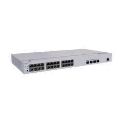 Switch de Acceso eKit Administrable / Capa 2 / 24 Puertos PoE+ Gigabit + 4 Puertos SFP+/SFP + Puerto de Consola  / Poe Perpetuo / Presupuesto PoE 400 W / Sin Licenciamiento