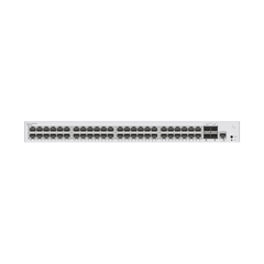 Switch de Acceso Gigabit Administrable  Capa 2 / 48 puertos 10/100/1000 Mbps / 4 Puertos 10GE SFP+ Uplink / ERPS / IMGP Snooping / DHCP Snooping / Administración Nube Gratis