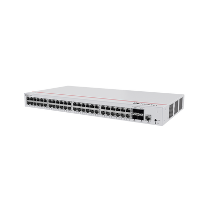 Switch de Acceso Gigabit Administrable  Capa 2 / 48 puertos 10/100/1000 Mbps / 4 Puertos 10GE SFP+ Uplink / ERPS / IMGP Snooping / DHCP Snooping / Administración Nube Gratis