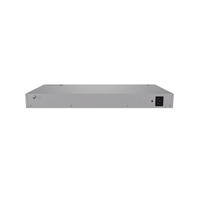 Switch de Acceso eKit Administrable / Capa 2 / 24 Puertos PoE+ Gigabit + 2 Puertos SFP(2.5 Gbps) + 2 Puertos SFP+(10 Gbps) / PoE Perpetuo / Presupuesto PoE 400 W / Sin licenciamiento