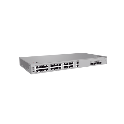 Switch de Acceso eKit Administrable / Capa 2 / 22 Puertos PoE+ Gigabit + 2 Puertos PoE+ 2.5 Gbps + 2 Puertos SFP(2.5 Gbps) + 2 Puertos SFP+(10 Gbps) / PoE Perpetuo / Presupuesto PoE 400 W / Sin Licenciamiento
