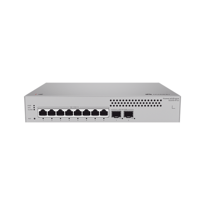 Switch de Acceso Gigabit Administrable Capa 2 / 8 puertos 10/100/1000 Mbps / 2 Puertos 2.5GE SFP Uplink  / ERPS / IMGP Snooping / DHCP Snooping / Administración Nube Gratis