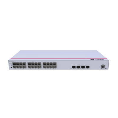 Switch de Distribución/Core Gigabit Administrable PoE Capa 3 / 24 puertos 10/100/1000 Mbps (PoE) / 4 Puertos 1GE SFP Uplink / ERPS / Rutas Estáticas / iStack / PoE Perpetuo / 400W / Administración Nube Gratis