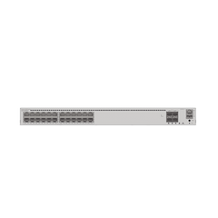 Switch de Distribución/Core Gigabit Administrable PoE Capa 3 / 24 puertos 1000/2.5Gbps (PoE) / 4 Puertos 10GE SFP+ Uplink / ERPS / Rutas Estáticas / iStack / PoE Perpetuo / 400W / Administración Nube Gratis