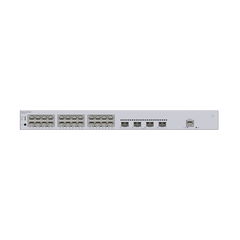 Switch de Distribución/Core Gigabit Administrable  Capa 3 / 24 puertos 10/100/1000 Mbps  / 4 Puertos 10GE SFP+ Uplink / ERPS / Rutas Estáticas / iStack / Administración Nube Gratis