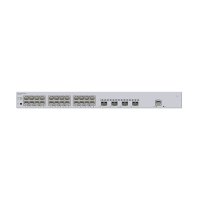 Switch de Distribución/Core Gigabit Administrable  Capa 3 / 24 puertos 10/100/1000 Mbps  / 4 Puertos 10GE SFP+ Uplink / ERPS / Rutas Estáticas / iStack / Administración Nube Gratis
