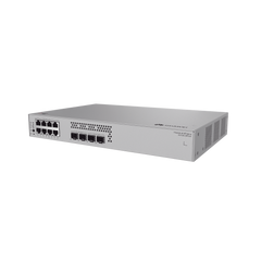 Switch de Acceso Gigabit Administrable PoE Capa 2+ / 8 puertos 10/100/1000 Mbps (PoE) / 2 Puertos 2.5GE SFP + 2 Puertos 10GE SFP+ Uplink  / ERPS / Rutas Estáticas / PoE Perpetuo / 128 W / Administración Nube Gratis