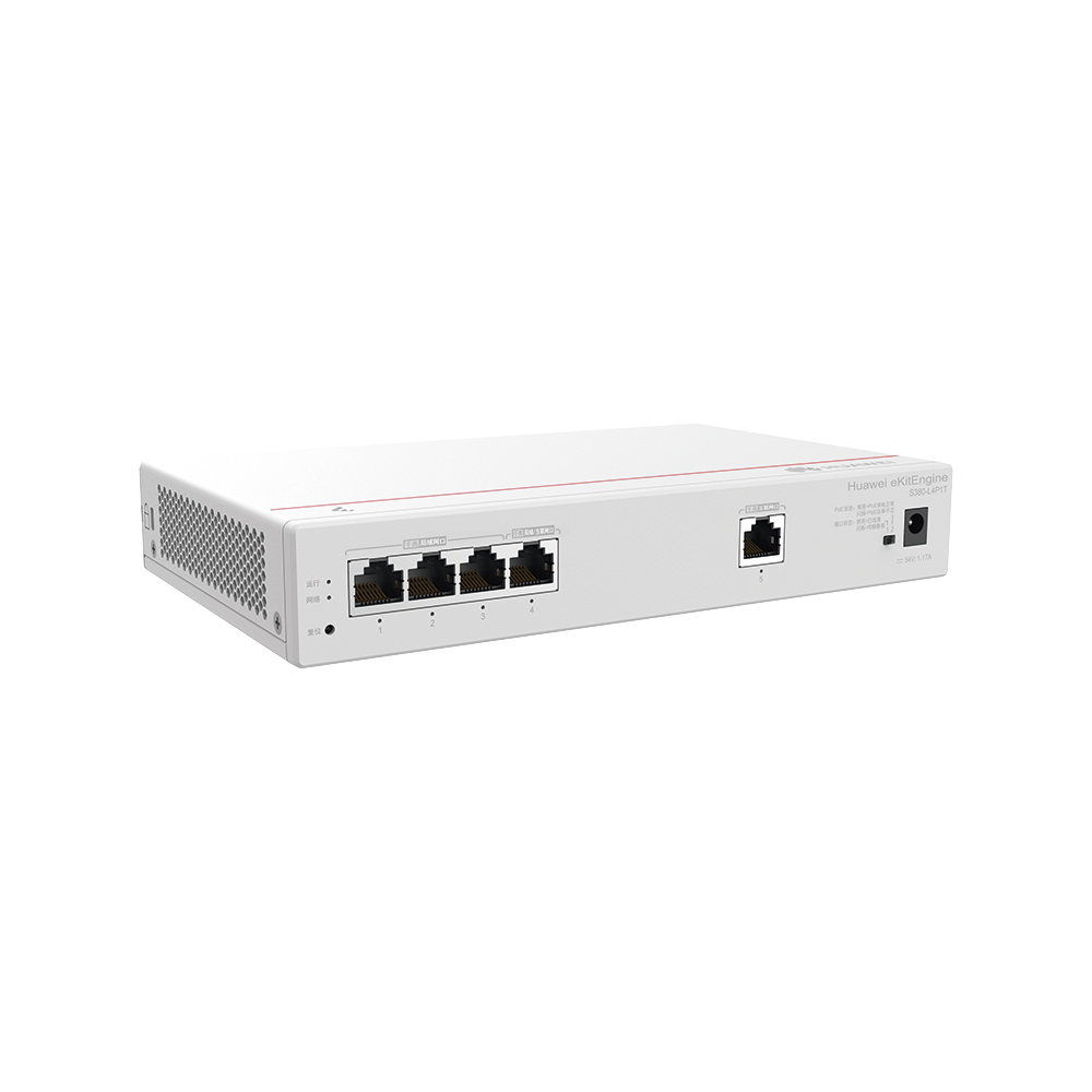 Router Multi-Servicio / 1 puerto 10/100/1000 Mbps(WAN) / 4 puertos 10/100/1000 Mbps(LAN) PoE+ (802.3af/at) / 50W / Rendimiento 1 Gbps / Controla hasta 32 APs / Hasta 150 Clientes / Administración Nube Gratis