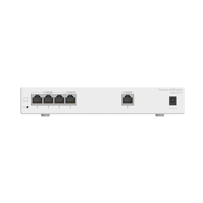 Router Multi-Servicio / 1 puerto 10/100/1000 Mbps(WAN) / 1 puerto 10/100/1000 Mbps(LAN/WAN) / 3 puertos 10/100/1000 Mbps(LAN) / Controla hasta 32 APs / Hasta 150 Clientes / Administración Nube Gratis