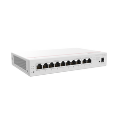 HUAWEI eKit - Router Multi-Servicio / 2 puerto 10/100/1000 Mbps(WAN) / 1 puerto 10/100/1000 Mbps(WAN/LAN) PoE / 7 puertos 10/100/1000 Mbps(LAN) PoE / 124W / Rendimiento 2 Gbps / Controla hasta 64 APs / Hasta 250 Clientes / Administración Nube Grati