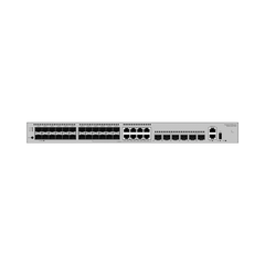 Switch Empresarial Core Gigabit Administrable  Capa 3 / 24 puertos 1GE SFP ( Combo con 8 Puertos 10/100/1000 Mbps) / 4 Puertos 10GE SFP+ Uplink / 2 Puertos 10GE SFP+ (Stack) / ERPS / Ruteo Dinámico (RIP, OSPF, IS-IS y BGP)  / iStack / Administraci&
