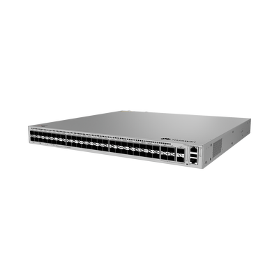 Switch Empresarial Core Gigabit Administrable  Capa 3 / 48 puertos 1GE SFP / 4 Puertos 10GE SFP+ Uplink / 2 Puertos 10GE SFP+ (Stack) / ERPS / Ruteo Dinamico (RIP, OSPF, IS-IS y BGP)  / iStack / Administración Nube Gratis