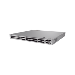 Switch Empresarial Core Híbrido Administrable Capa 3 / 24 puertos 10/100/1000 mbps / 16 Puertos SFP+ 10GE / 8 Puertos 25GE SFP28  / 2 Puertos 40/100GE QSFP28  / iStack / Ruteo Dinamico (RIP, OSPF, IS-IS y BGP) / Fuente redundante / Nube Gratis