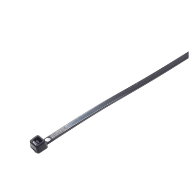 Cincho de Nylon 6.6 StrongHold™, 188mm largo x 4.8mm ancho, Color Negro, Exterior Resistente a Rayos UV, Paquete de 1000pz