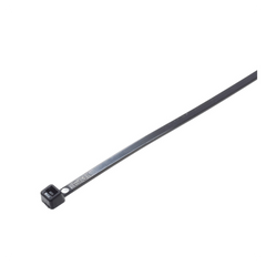 Cincho de Nylon 6.6 StrongHold™, 188mm largo x 4.8mm ancho, Color Negro, Exterior Resistente a Rayos UV, Paquete de 1000pz