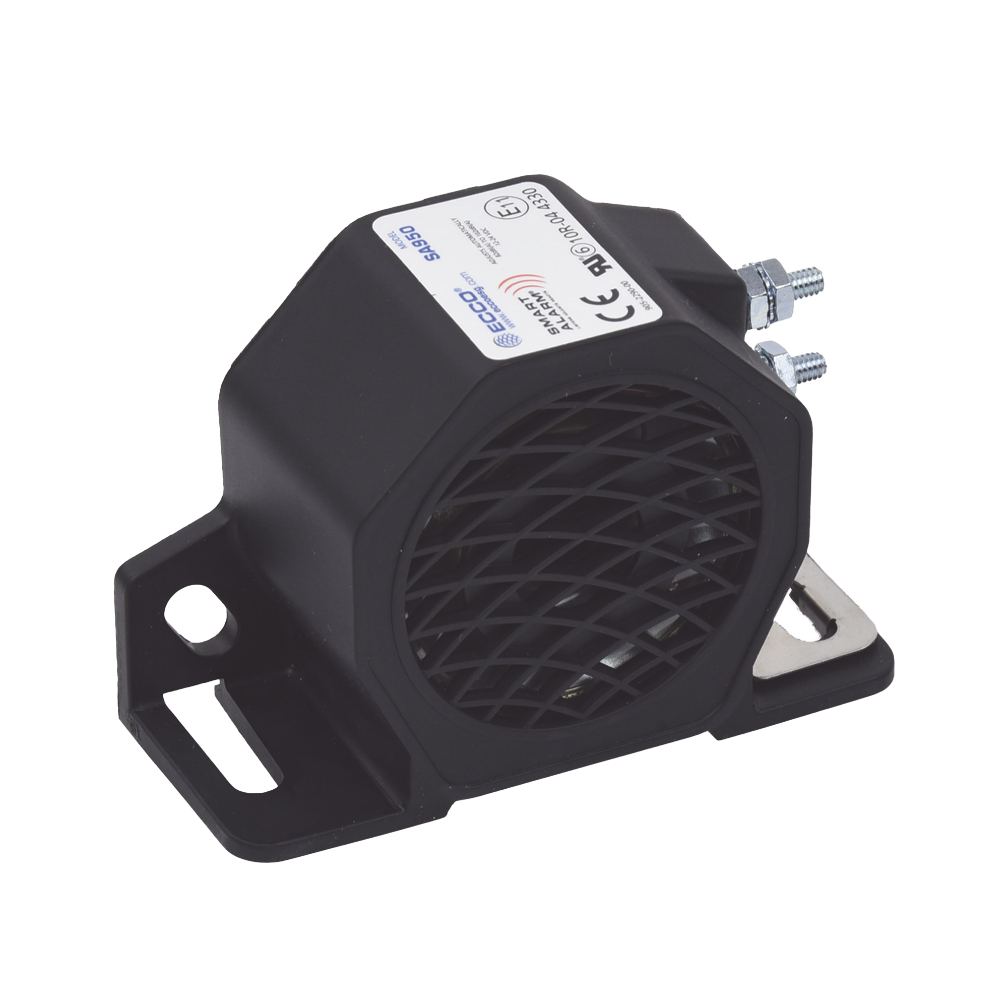 Alarma de reversa inteligente 12-24 Vcc, 82- 102 dBA